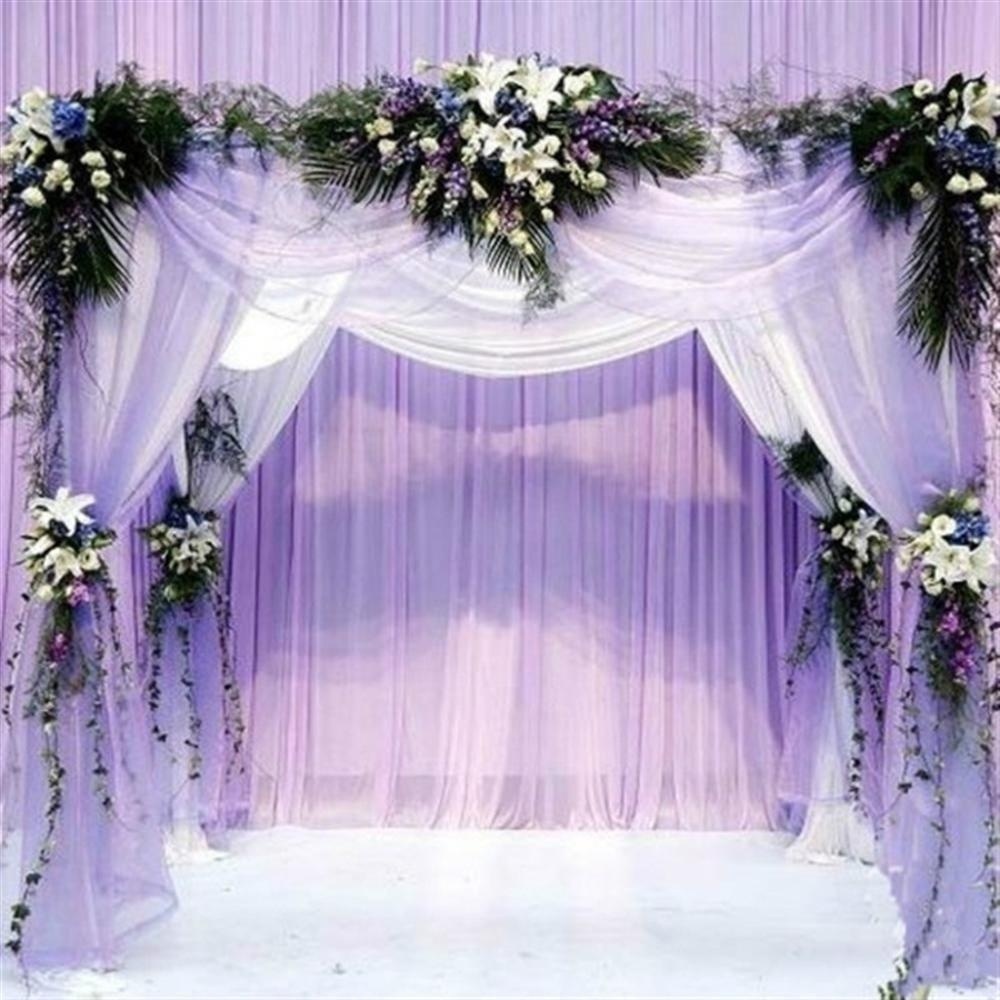 Украшение свадебной арки