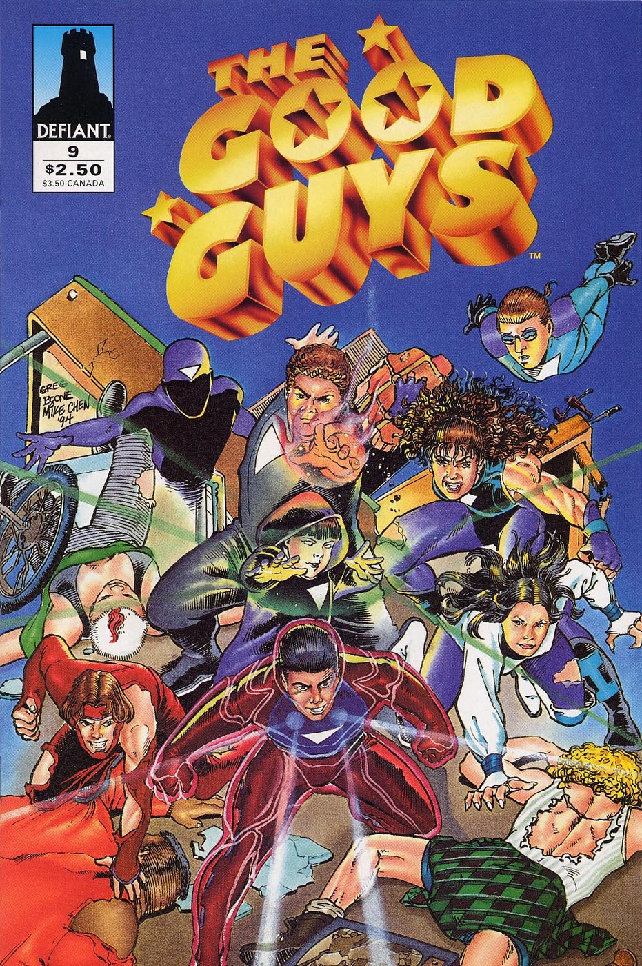 The Good Guys Vol.1 №9. США Июль 1994. Оригинальный комикс на английском  языке - купить с доставкой по выгодным ценам в интернет-магазине OZON  (277093048)