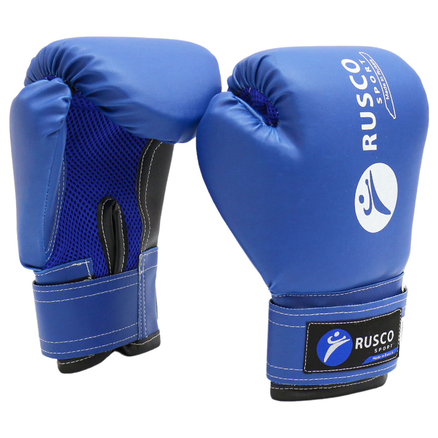 Боксерские перчатки Rusco Sport синие, Боксерские перчатки 10 OZ, синие .