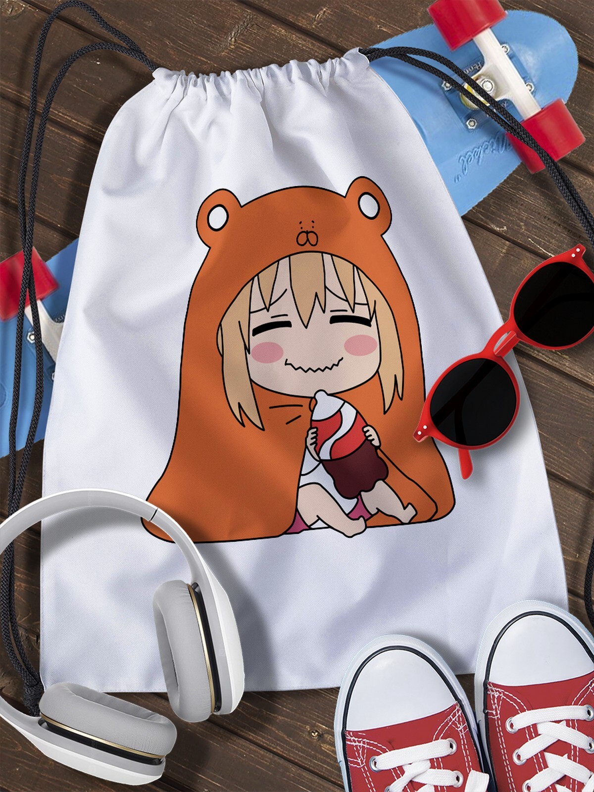 Мешок для сменной обуви Двуличная сестренка Умару (Himouto! Umaru-chan,  Умару-тян, аниме, манга, Тайхэй) - 5133 - купить с доставкой по выгодным  ценам в интернет-магазине OZON (282782963)