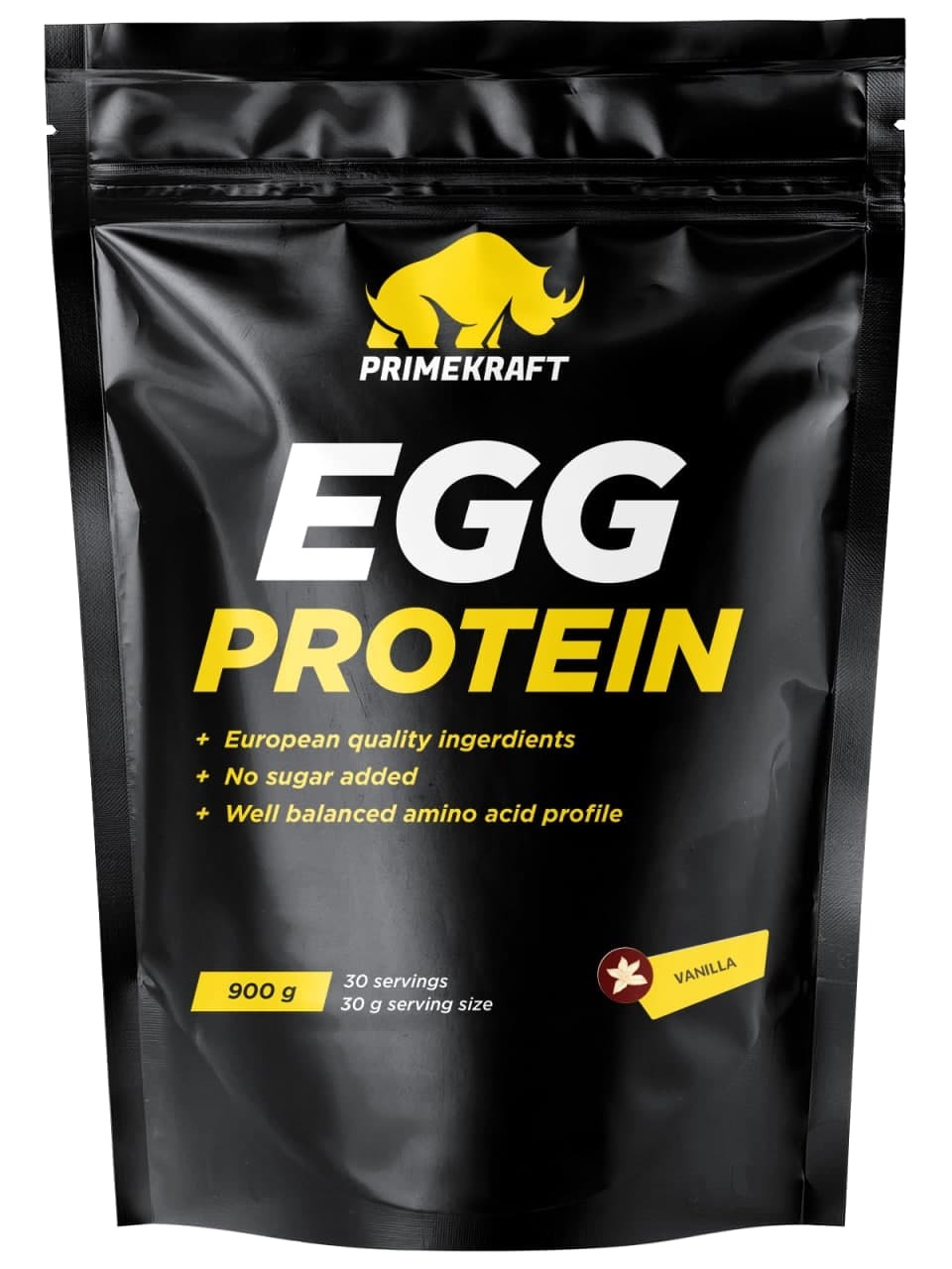 Характеристики Протеин яичный PRIMEKRAFT "EGG Protein", Ваниль, 900 гр ...