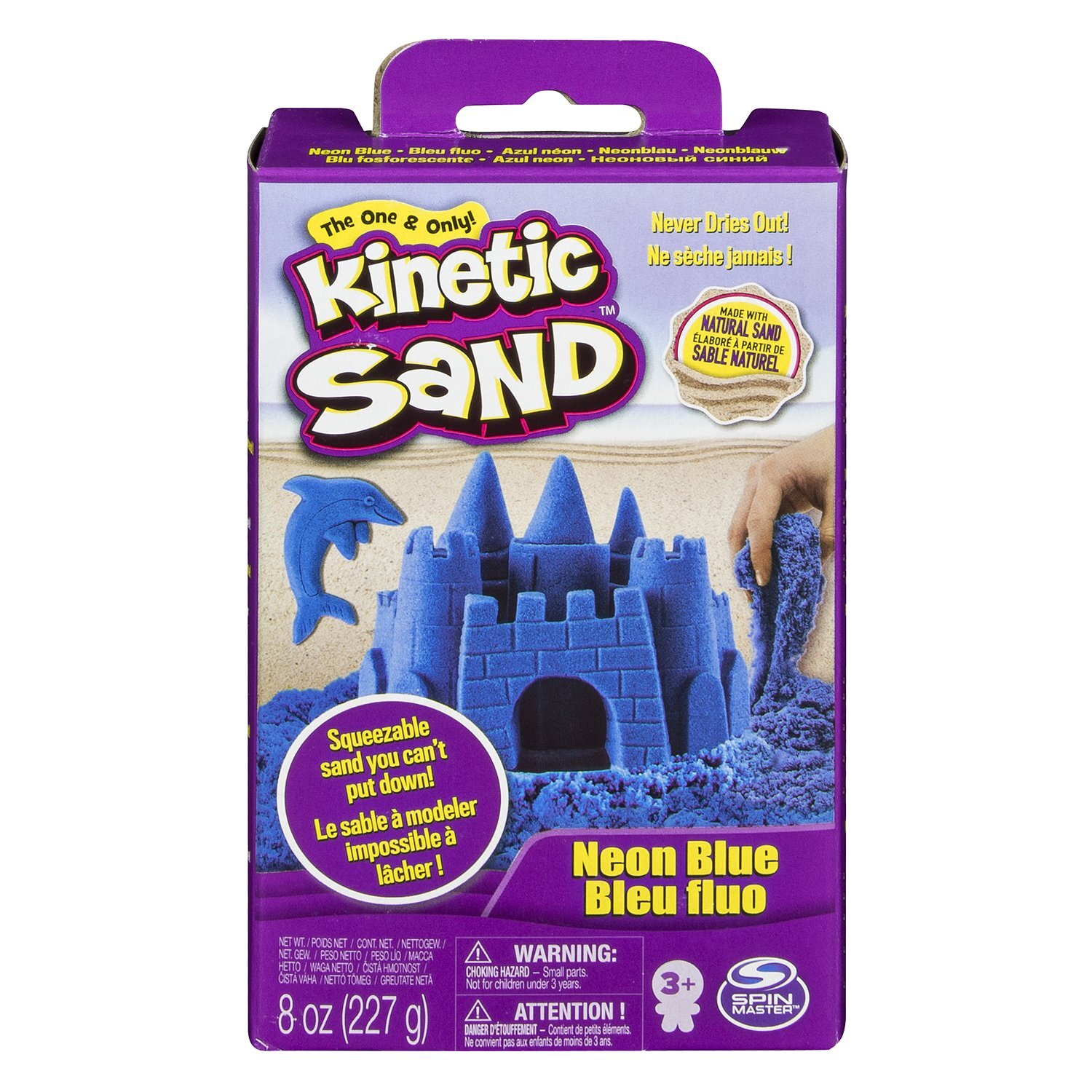 Песок кинетический набор для лепки Kinetic Sand 227г Blue 6033332/20080705