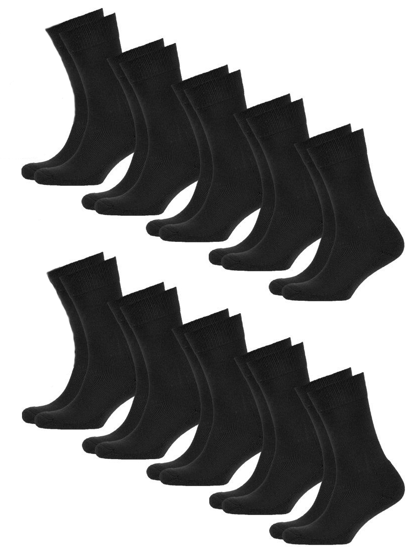 Черные носки 10 пар