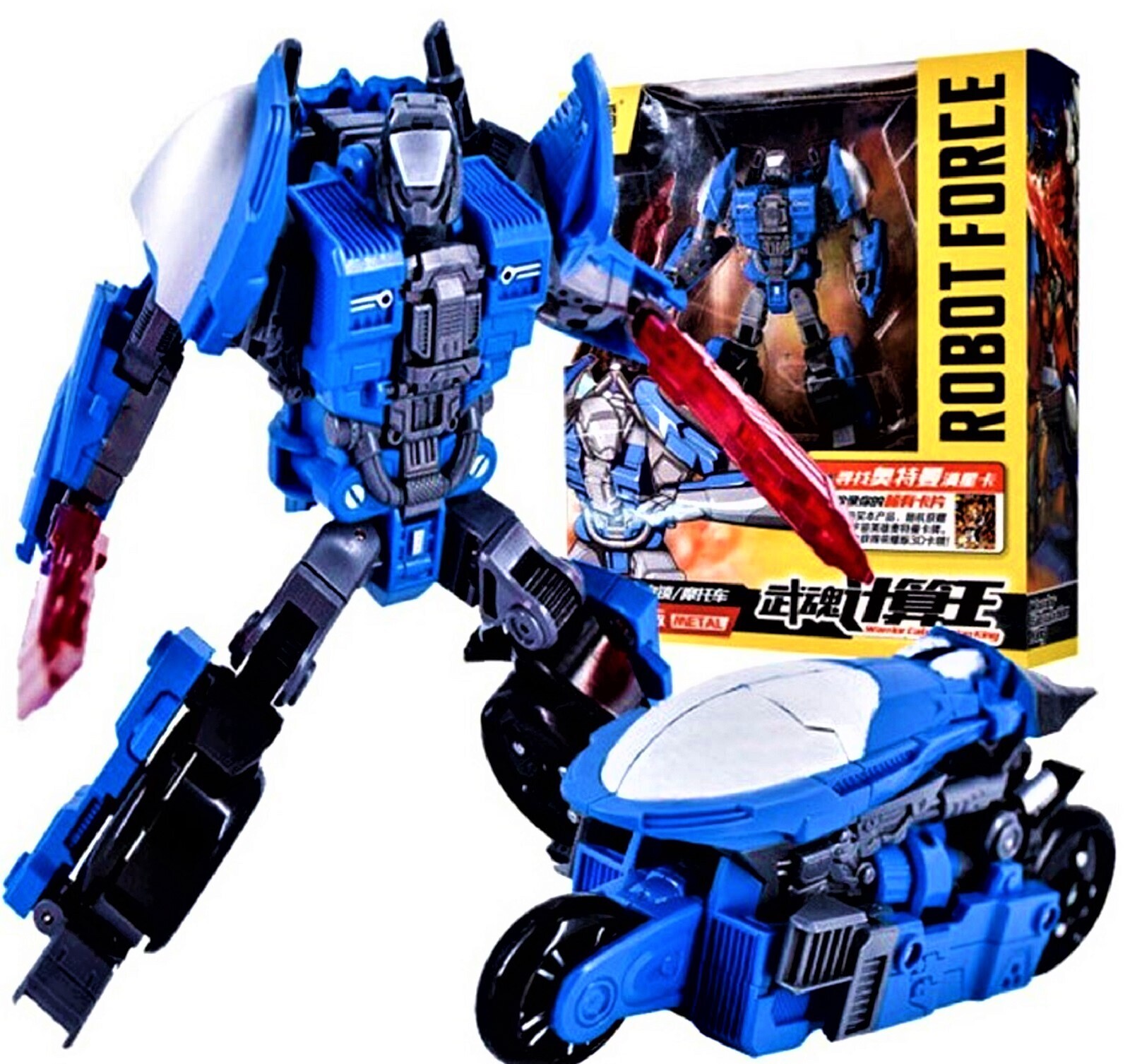 Детский робот-трансформер/Робот-мотоцикл 2в1/Игрушки развивающие для ...