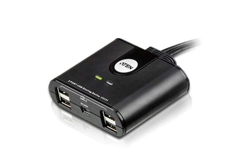 USB Переключатель ATEN US224 / US224-AT 2 портовый USB 2.0