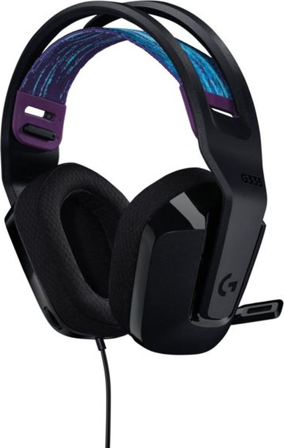 LogitechGНаушникипроводныесмикрофономG335,3.5мм,3.5ммx2,черный