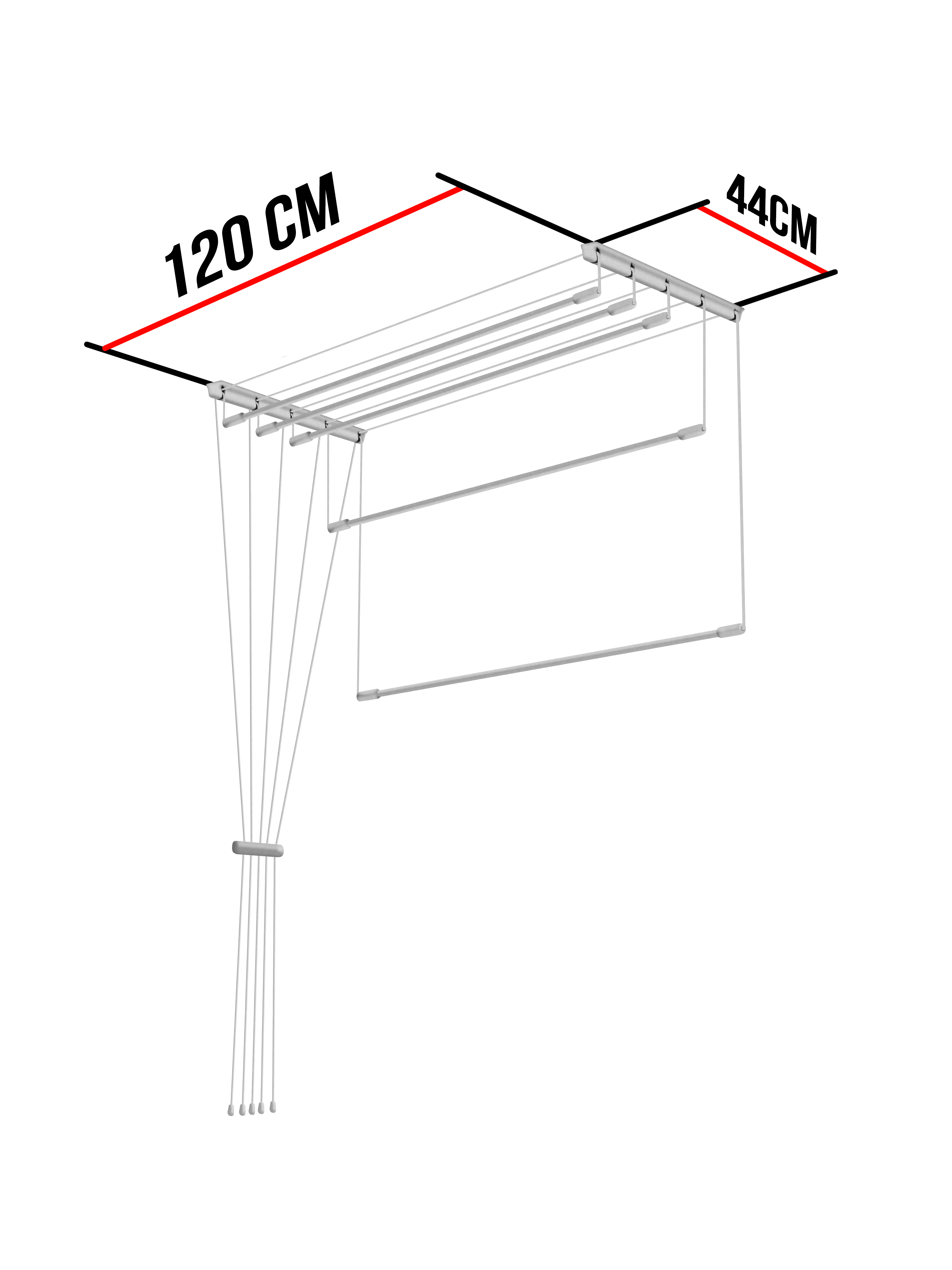 Сушилка для белья потолочная схема сборки веревок