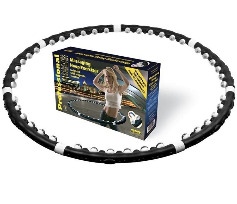 Обруч-тренажер, хулахуп массажный с магнитными вставками "ПРОФЕССИОНАЛ ...