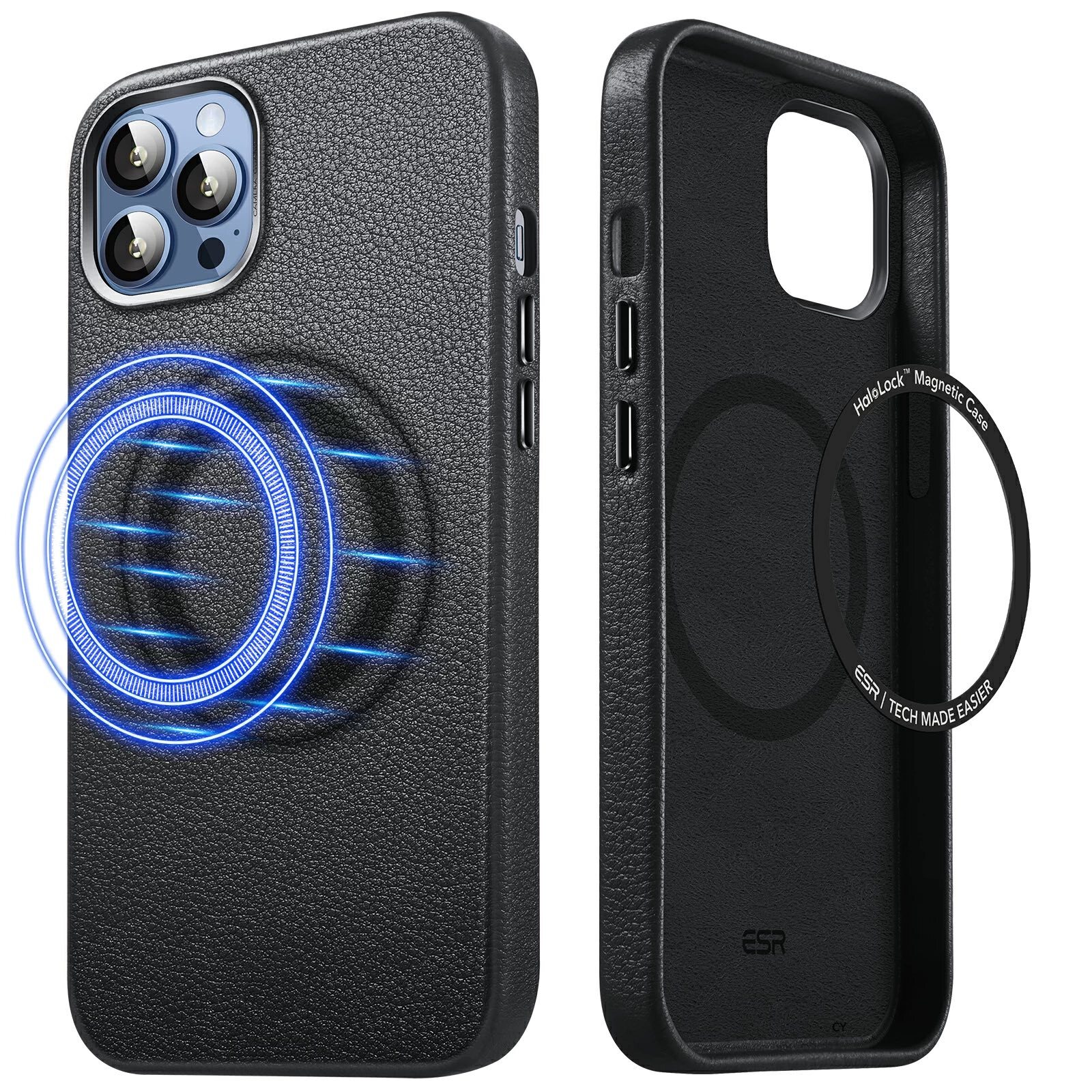 ESR Metro Leather Case with HaloLock iPhone 13 Pro