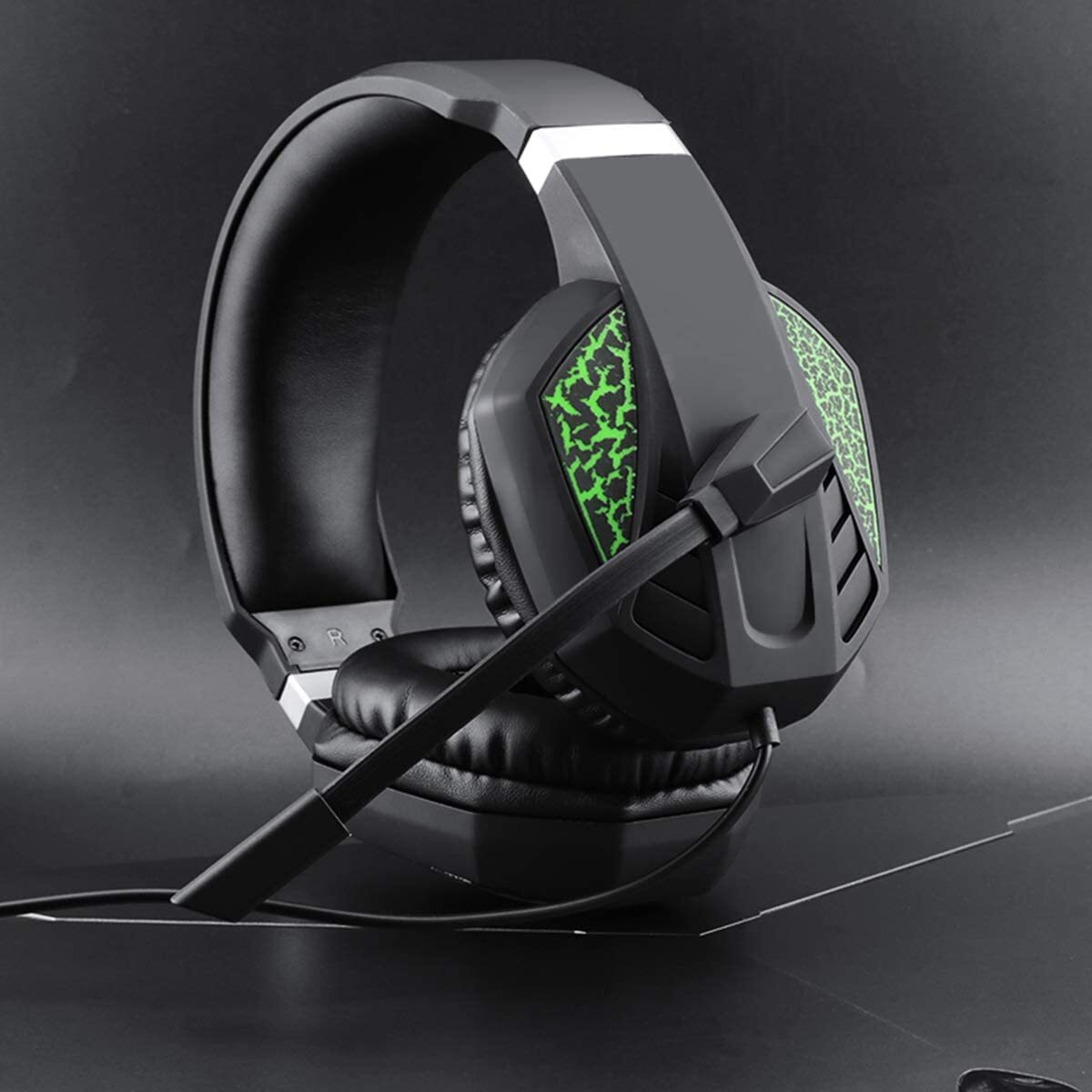 Игровые наушники, Компьютерная гарнитура 1000 и 1 товар PS-480, черный ...