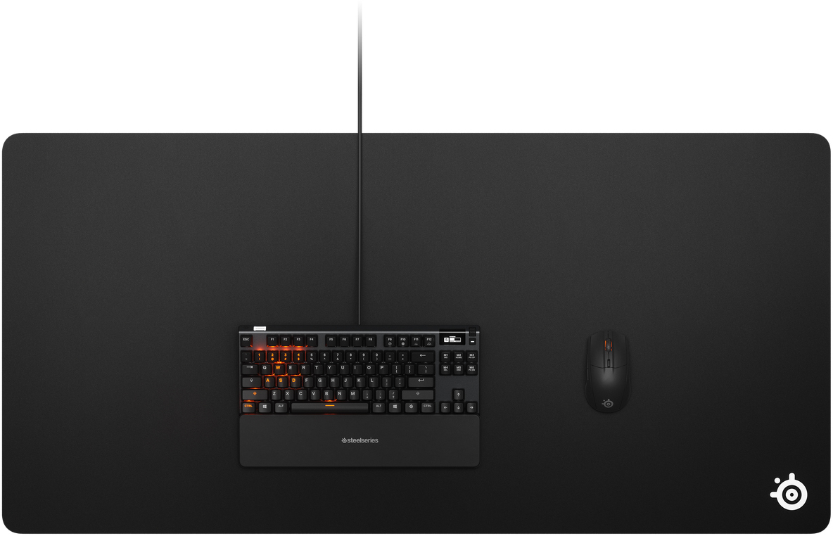 SteelSeries Игровой коврик для мыши QcK, XXXL, черный