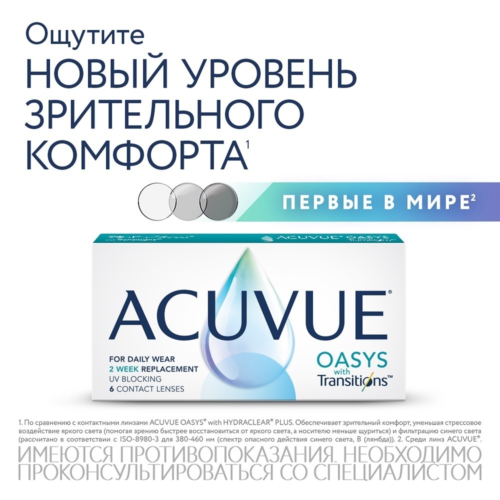 Acuvue transitions фото