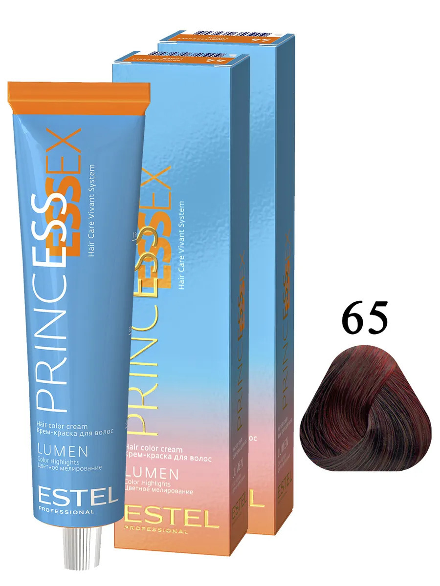 ESTEL PROFESSIONAL Крем-краска PRINCESS ESSEX LUMEN для окрашивания ...