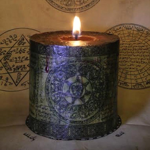 Ритуальная свеча фото