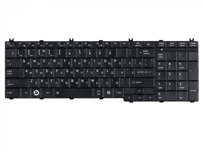 Клавиатура ZeepDeep для Toshiba для Satellite C650, C650D, C655, C660, C670, L650, L650D, L655, L670, L675, L750, L750D, L755, L775 MP-09M86SU6920 9Z.N4WSV.00R Black, Matte, гор. Enter