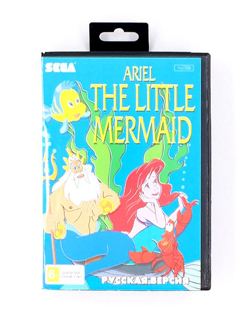 Картридж Игра Sega Ariel The Little Mermaid (Русалочка)