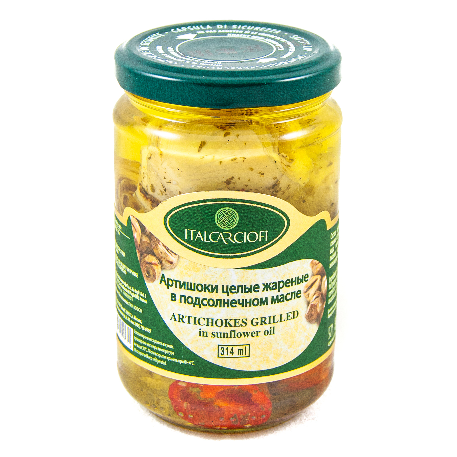 Артишоки жареные целые в масле ItalCarciofi, 280 гр/314 мл — купить в ...