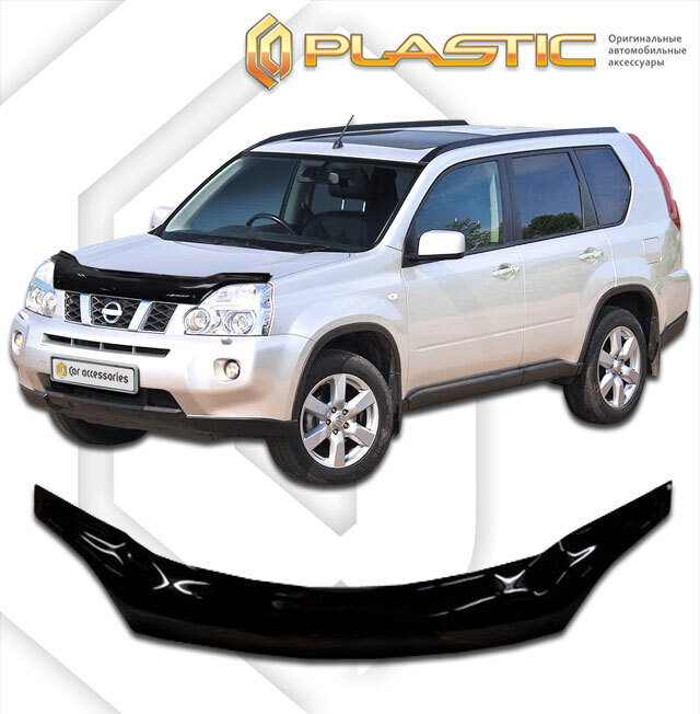 ДефлекторкапотаNissanX-TrailT312011-2015Classicчерныйexclusive