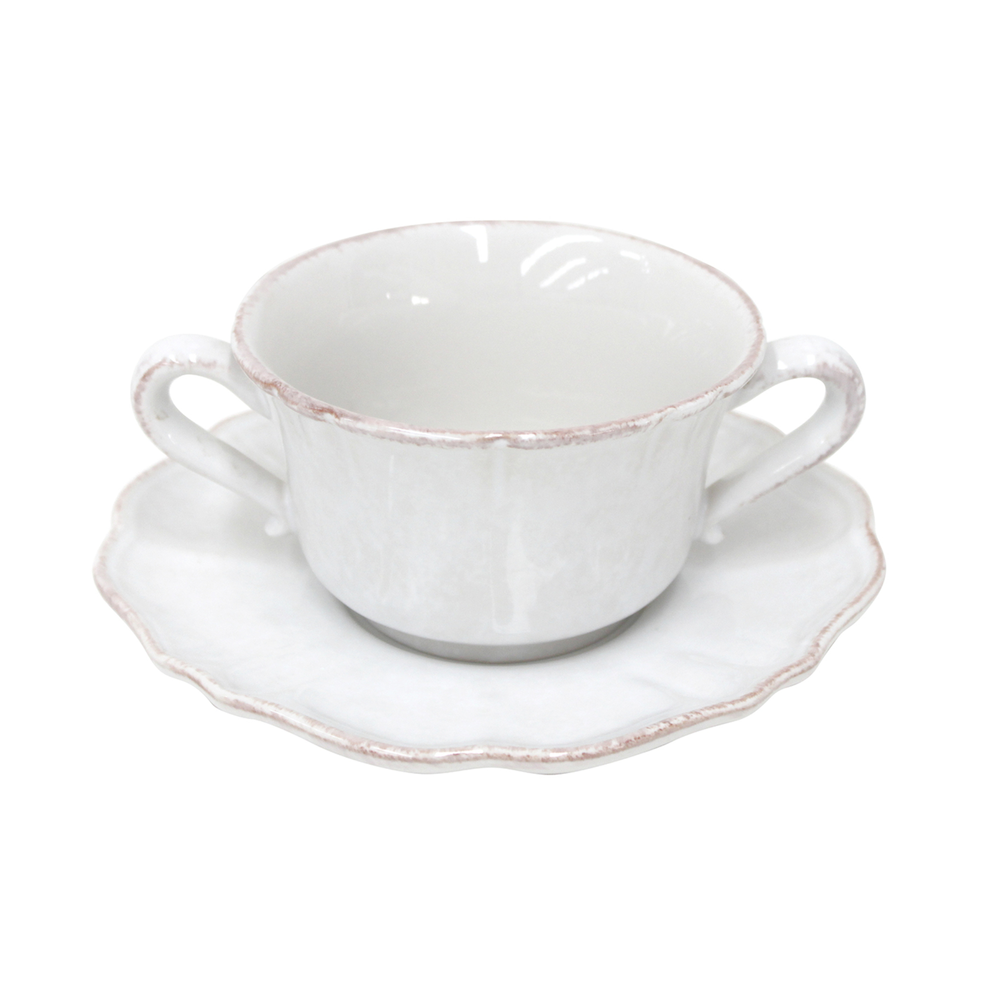Costa nova white. White Ceramic Cup.