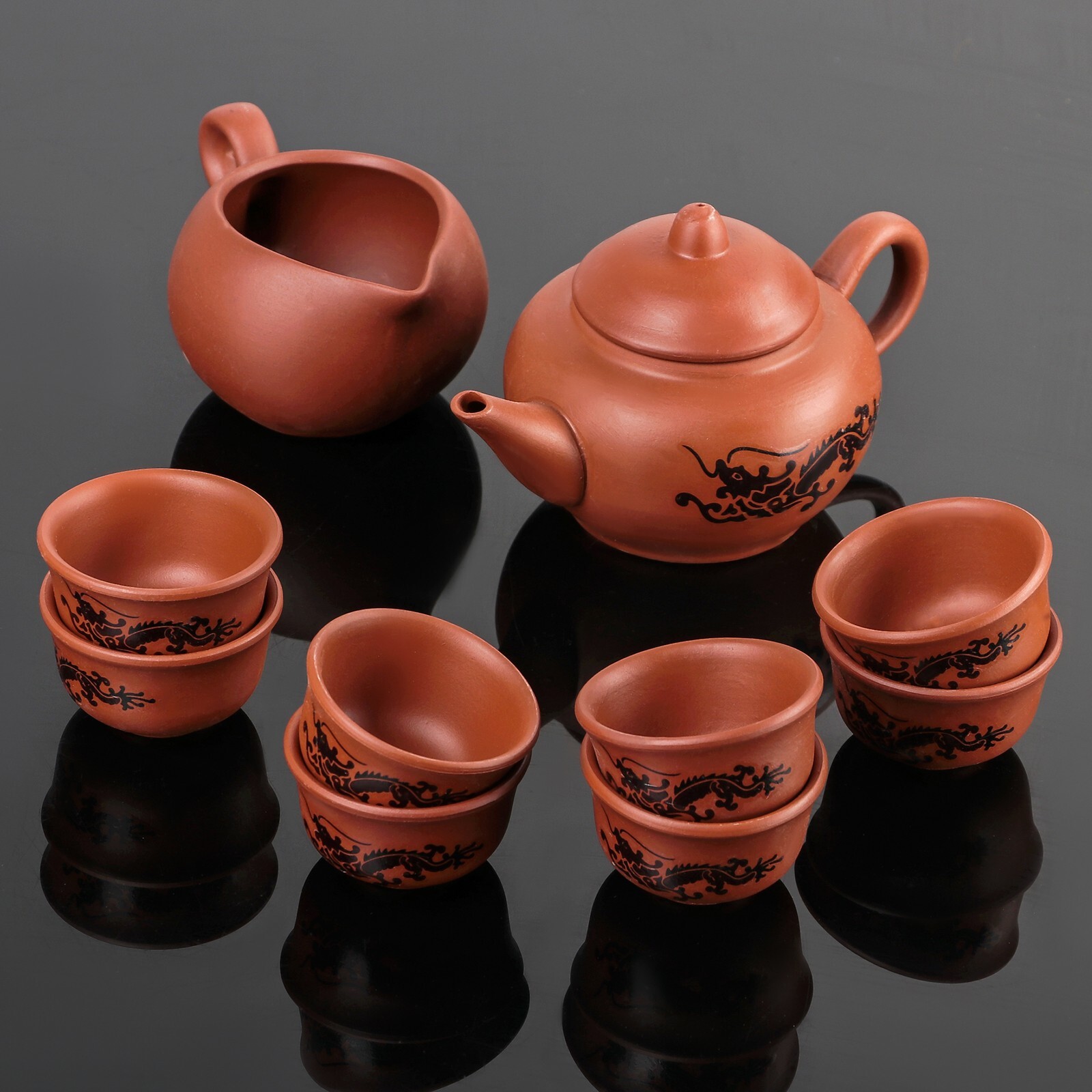 5 8 cup. Набор для чайной церемонии керамический «дракон», 10 предметов. Набор для чайной церемонии "дракон и чаша". Посуда для чайной церемонии. Набор для чайной церемонии китайский.