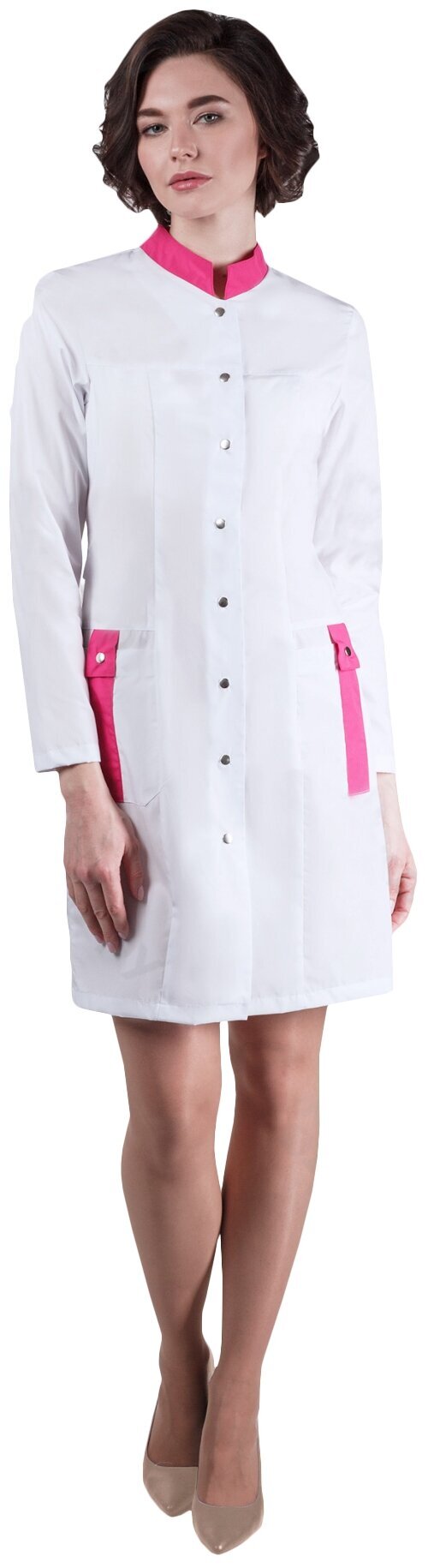 Центр спецодежды халат женский с рельефами тиси синий. 248 тк. 248 тк. Тиси,120, белый. Халат медицинский женский № 03 тк.