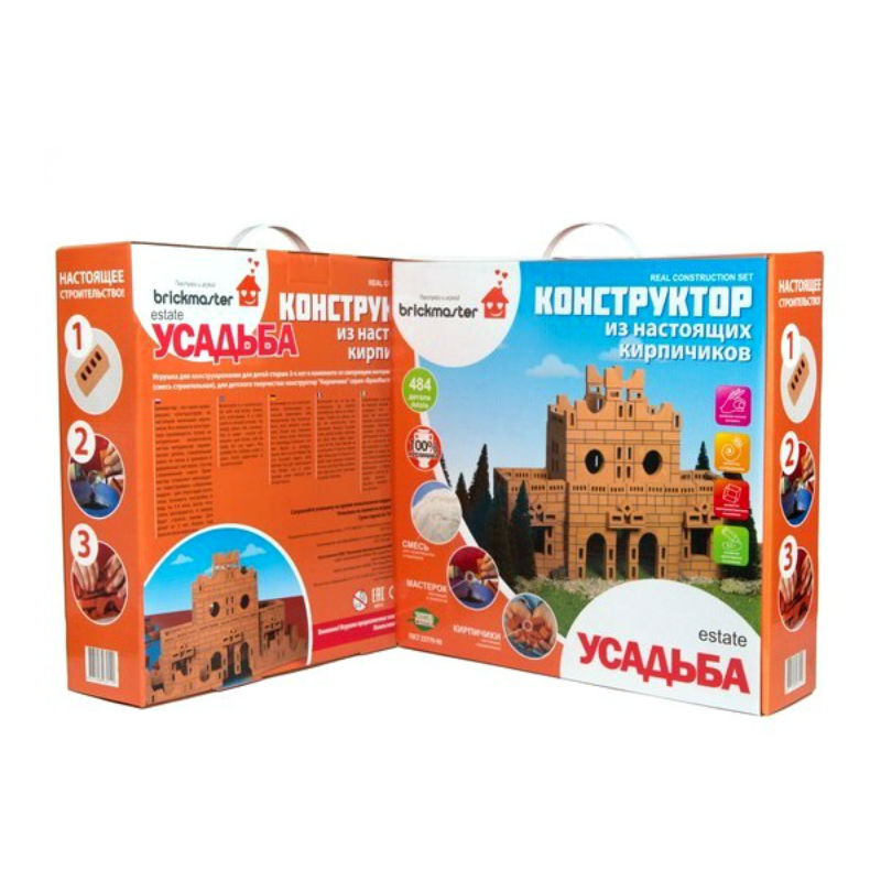 Конструктор-кирпичики Brickmaster Усадьба /БрикМастер Конструктор для детей от 3 лет