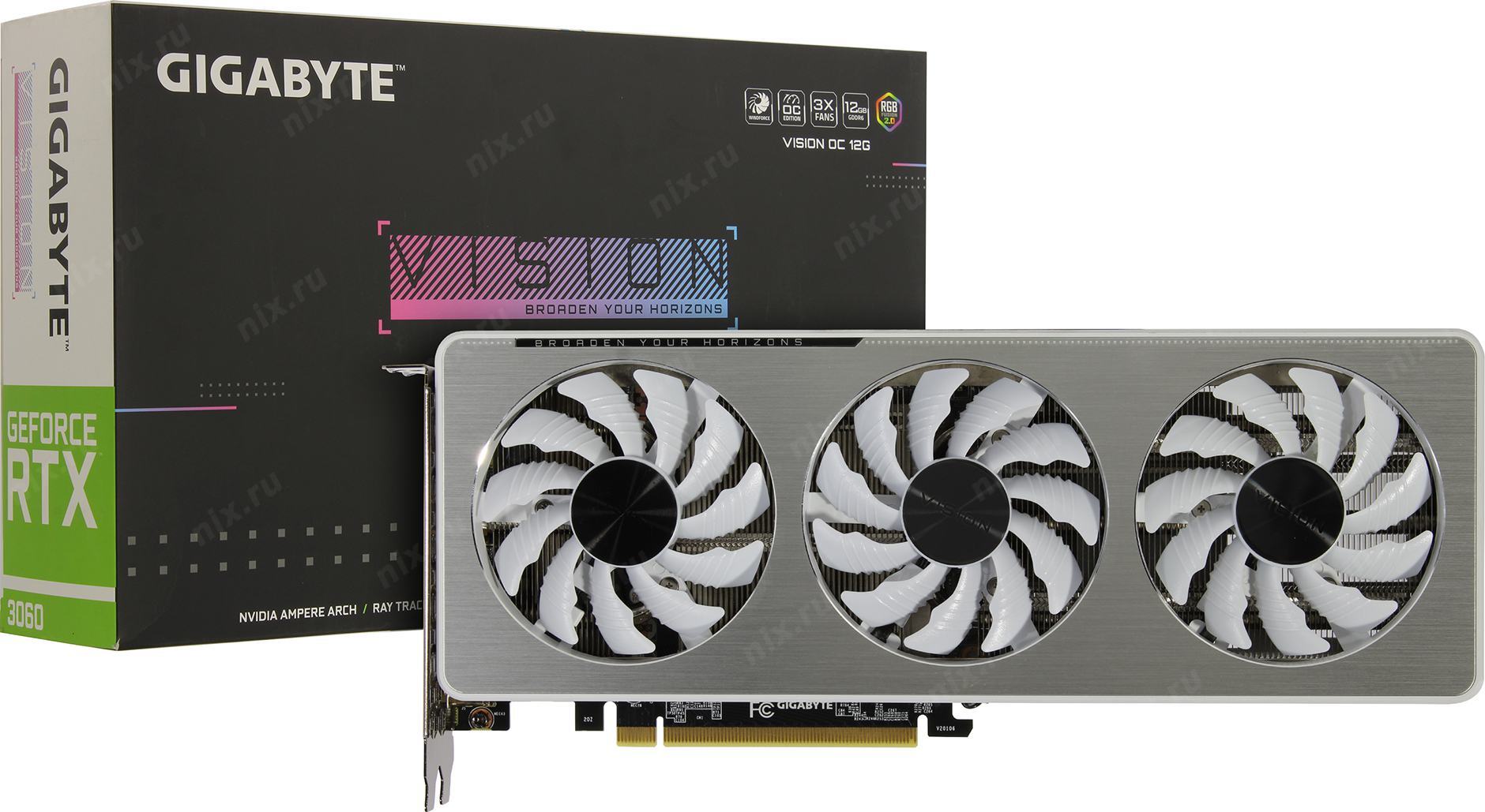 Gigabyte geforce rtx 3060 vision oc 12g Gigabyte geforce rtx 3060 vision oc 12g