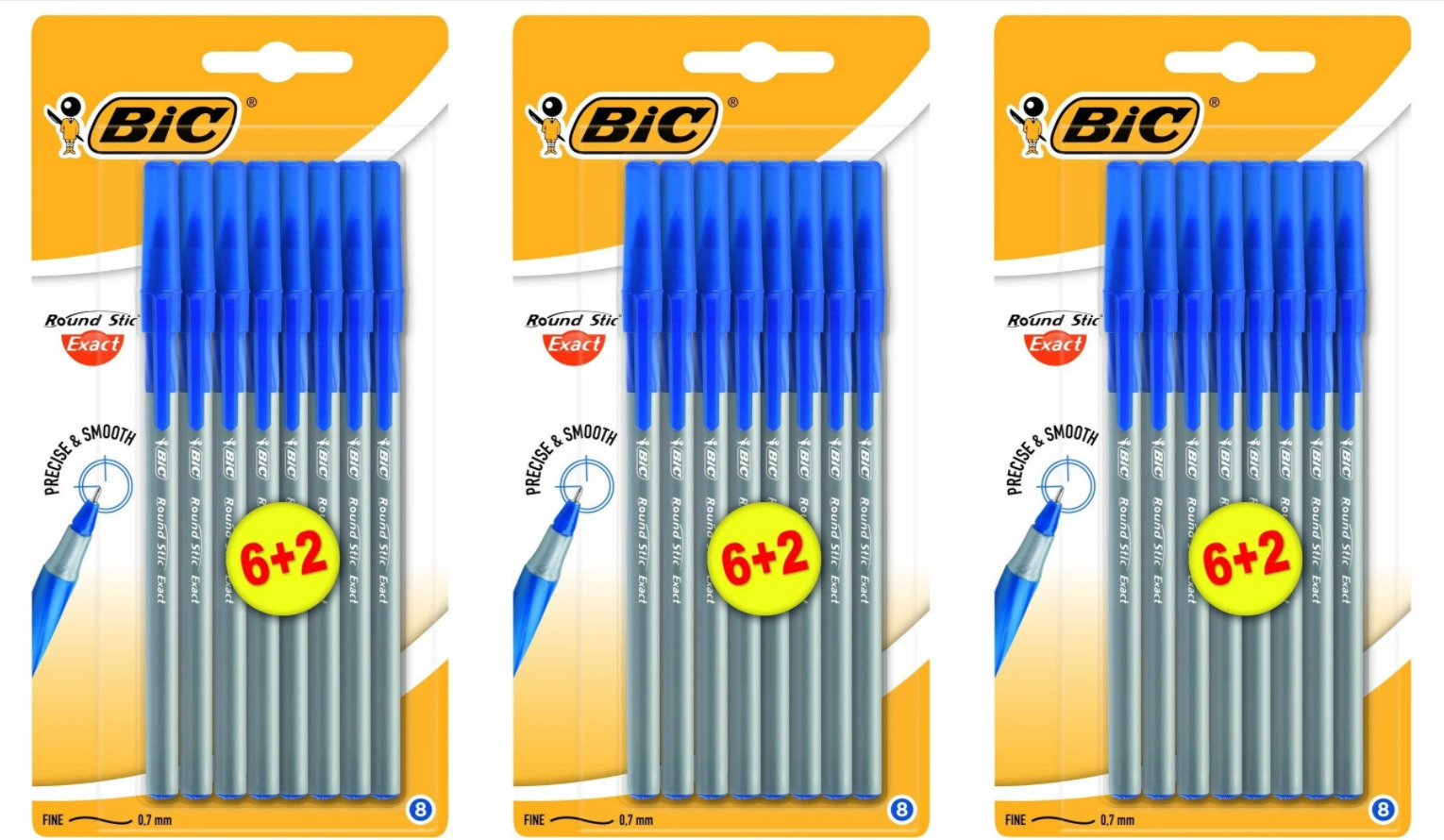 Ручка bic round stic exact. BIC набор шариковых ручек Round Stic clic, 0.32 мм. БИК раунд стик Экзакт. Ручка шариковая BIC "Round Stic" синяя, 1,0мм.