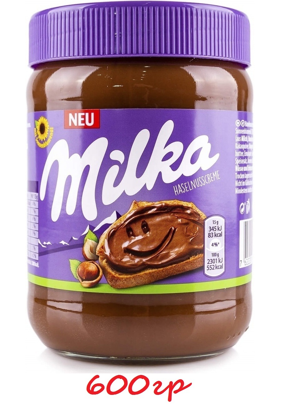 Milka Haselnusscreme паста шоколадно-Ореховая