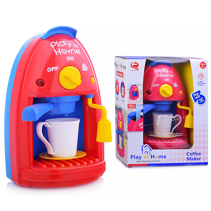 Детская кофеварка игрушечная. Детская кофемашина игрушка с водой. Игровой набор Jia Yu Toys кофеварка на батарейках с аксессуарами qf26135g. Кофеварка детская Magical Play