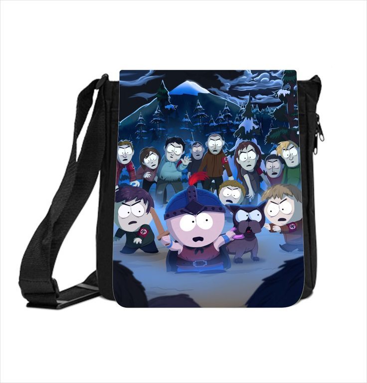 One s bag. Сумка South Park. Кожаная сумка Южный парк. Сумка South Park, Южный парк №8, 31-28 см. Сумка Южный парк белая на ремне.