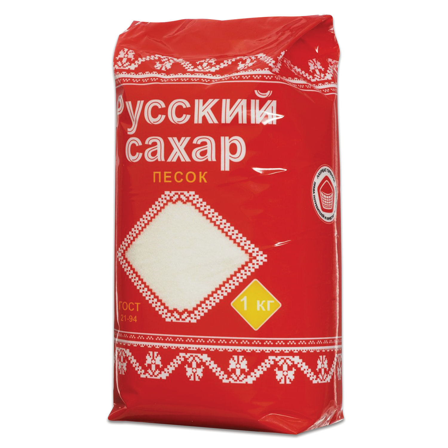 СахарныйпесокРУССКИЙ1кг(3упаковки)