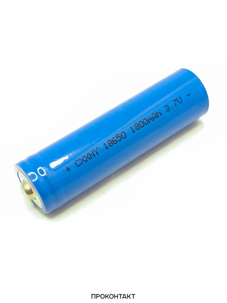 Аккумуляторлитий-ионный18500KPYICR1600mah(факт.1600)#ХИТ