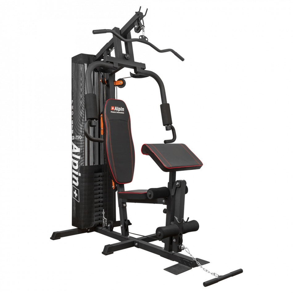 Alpin Мультистанция PRO GYM GX-750 блочная силовая станция, силовой  тренажер, спортивная силовой комплекс для домашних тренировок,  многофункциональный ...