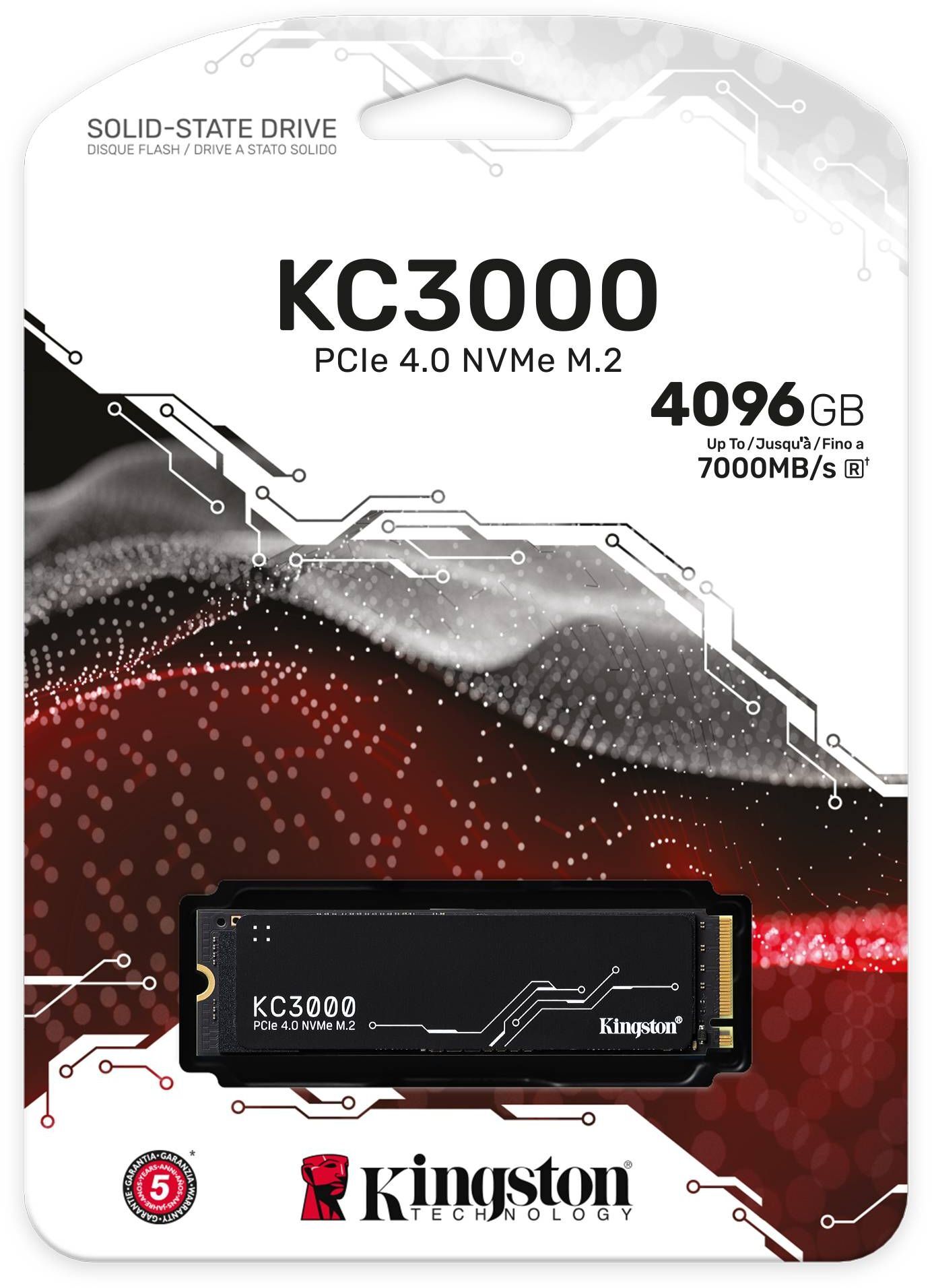 Kingston4ТБВнутреннийSSD-дискSKC3000D/4096G(SKC3000D/4096G)