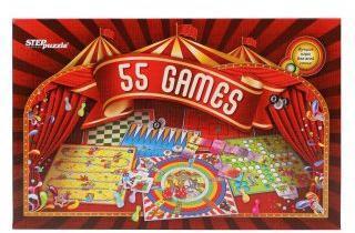 Игра 55 games что внутри. Г 55 игры. Настольные игры для всей семьи. Г 55 игры. Step company puzzle 55 games  инструкция.