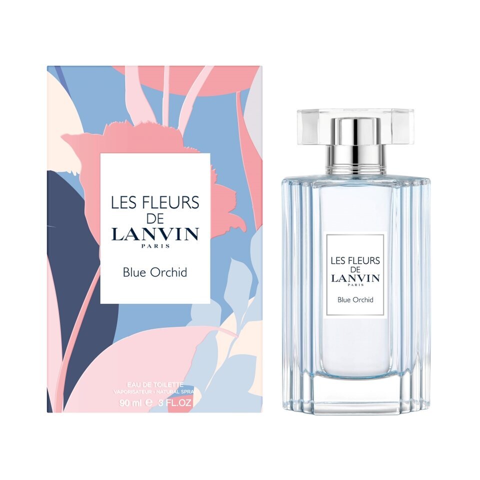 Lanvin les fleurs de lanvin. Lanvin le fleurs Blue Orchid. Lanvin les fleurs Blue Orchid EDT for women 90 ml..