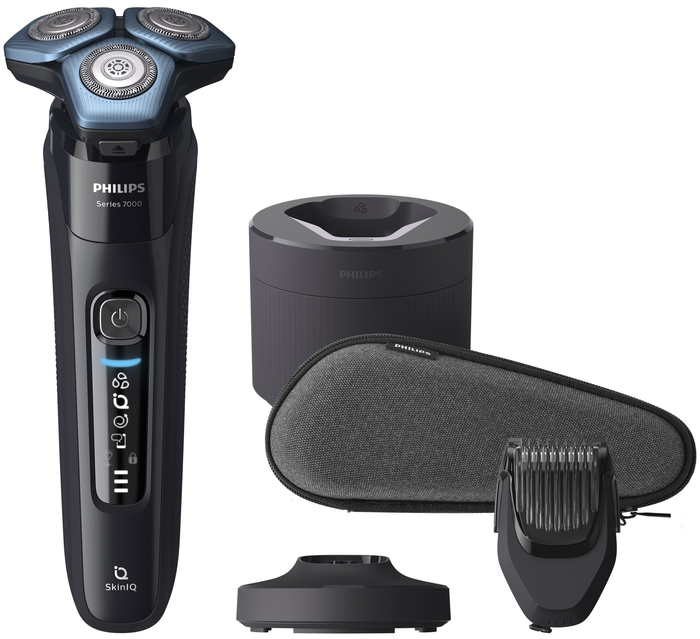 Электробритва для сухого и влажного бритья philips shaver series 7000