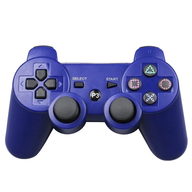 Геймпад беспроводной Wireless Controller джойстик для PS3, Bluetooth, синий