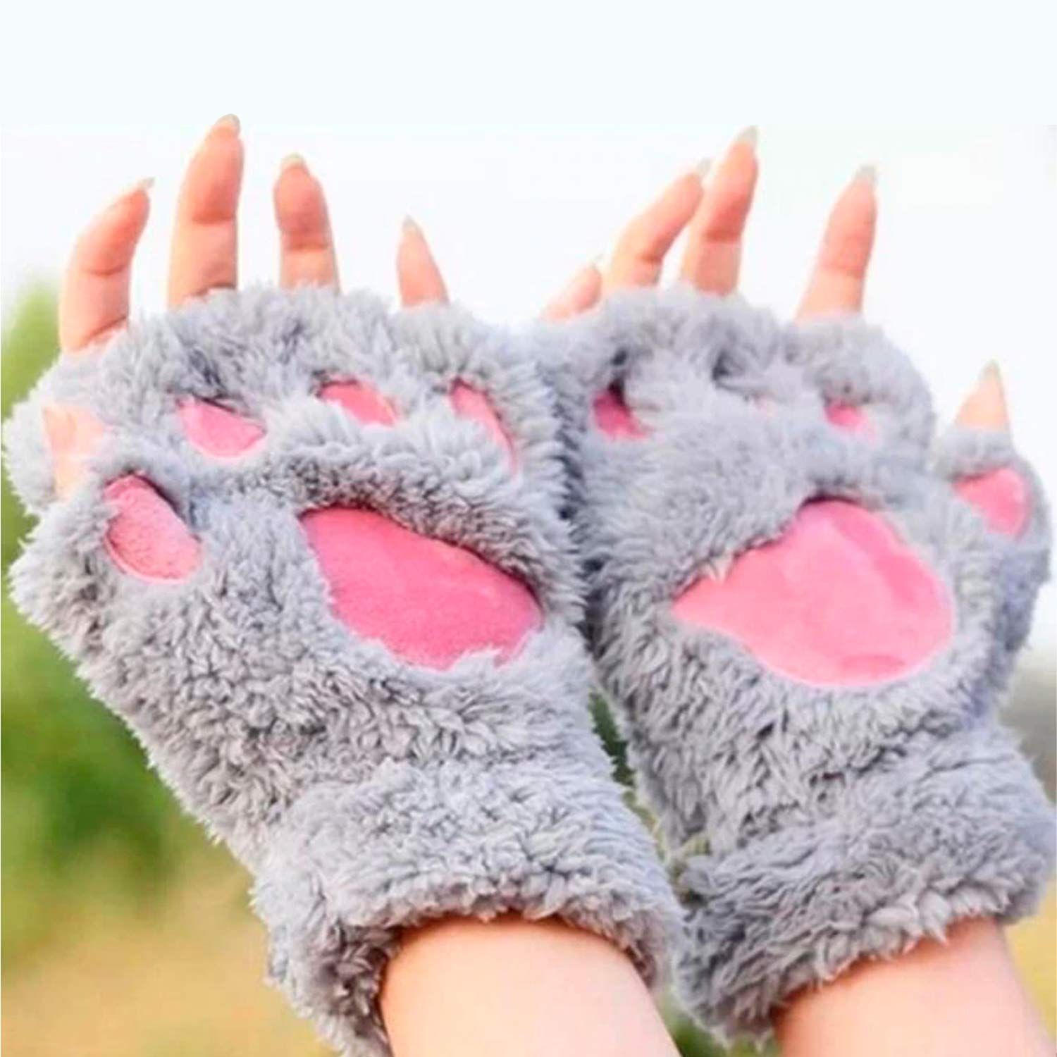 Перчатки кошки купить. Кошачьи перчатки. Перчатки лапы. Перчатки лапки кошки. Пушистые перчатки.