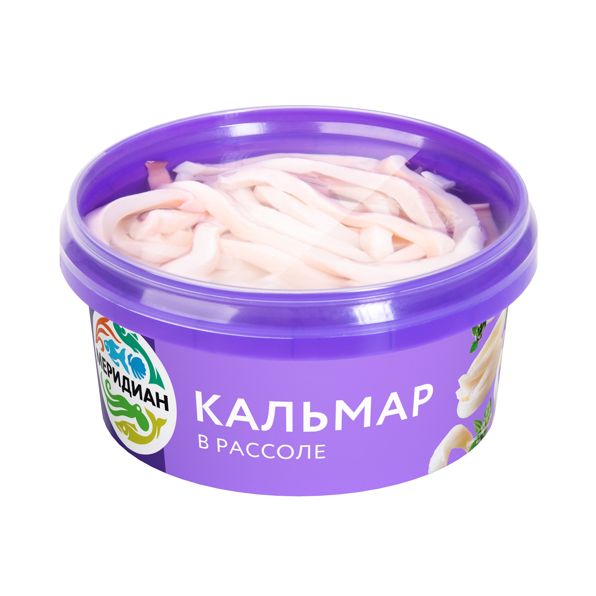 Кальмар в рассоле Меридиан, соломка, 180 г