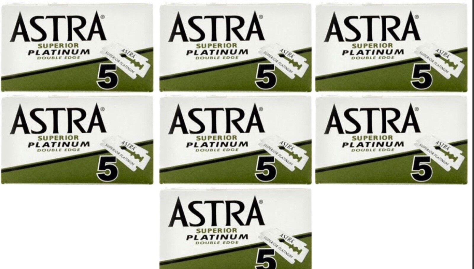 ASTRA SUPERIOR PLATINUM лезвия для бритья. 35 лезвий.