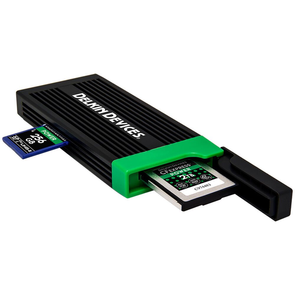 Картридер Delkin Devices USB 3.2 CFexpress Type B/SD Card Reader