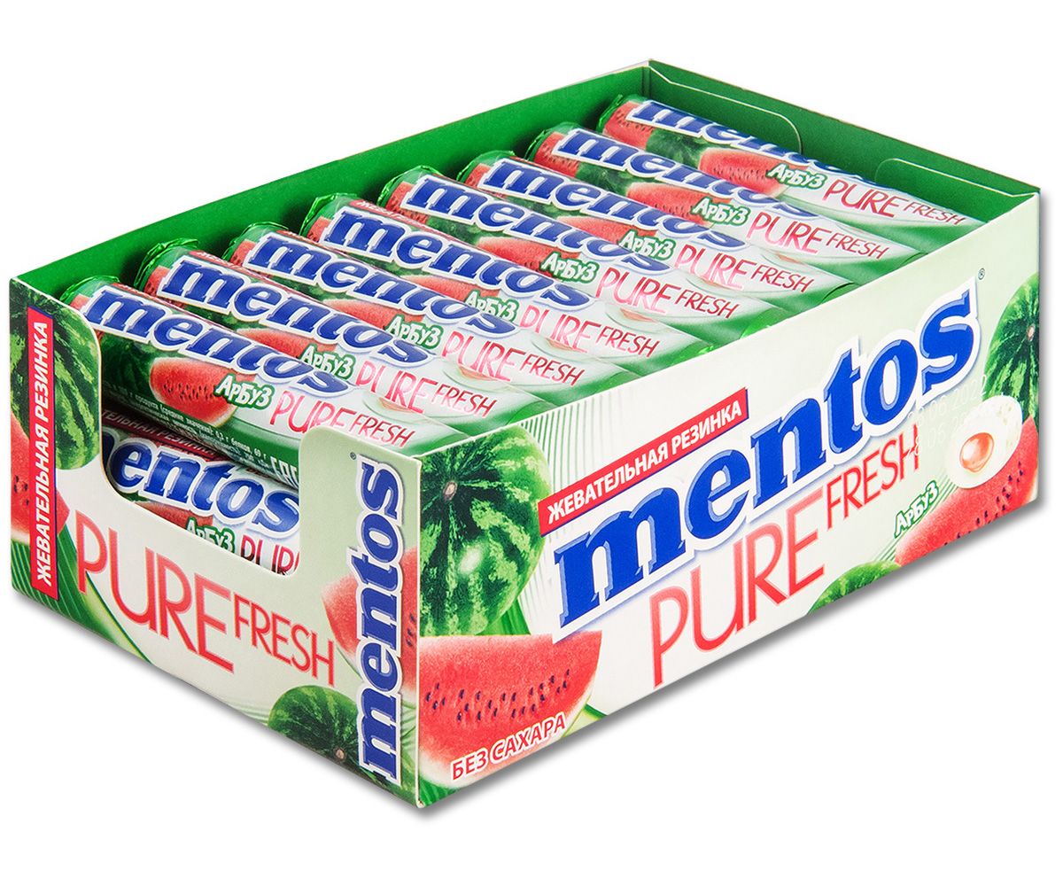 Mentos pure fresh. Арбузная жвачка ментос. Арбузные конфеты жевательные. Ментос без сахара. Ментос с арбузом конфеты.