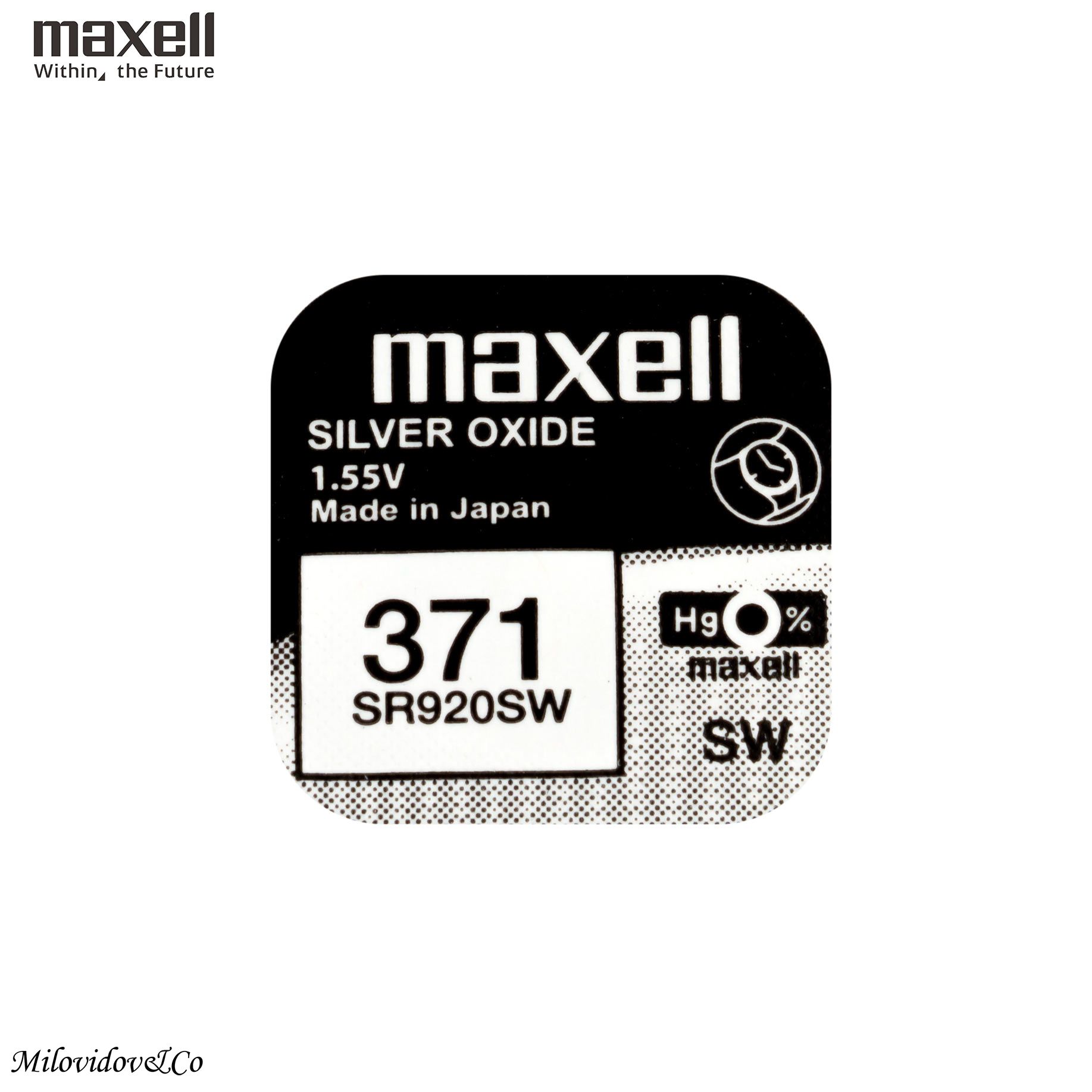 Maxell Батарейка 370, 371 (SR69, SR920), Серебряно-цинковый тип, 1,55 В, 1  шт - купить с доставкой по выгодным ценам в интернет-магазине OZON  (263407606)