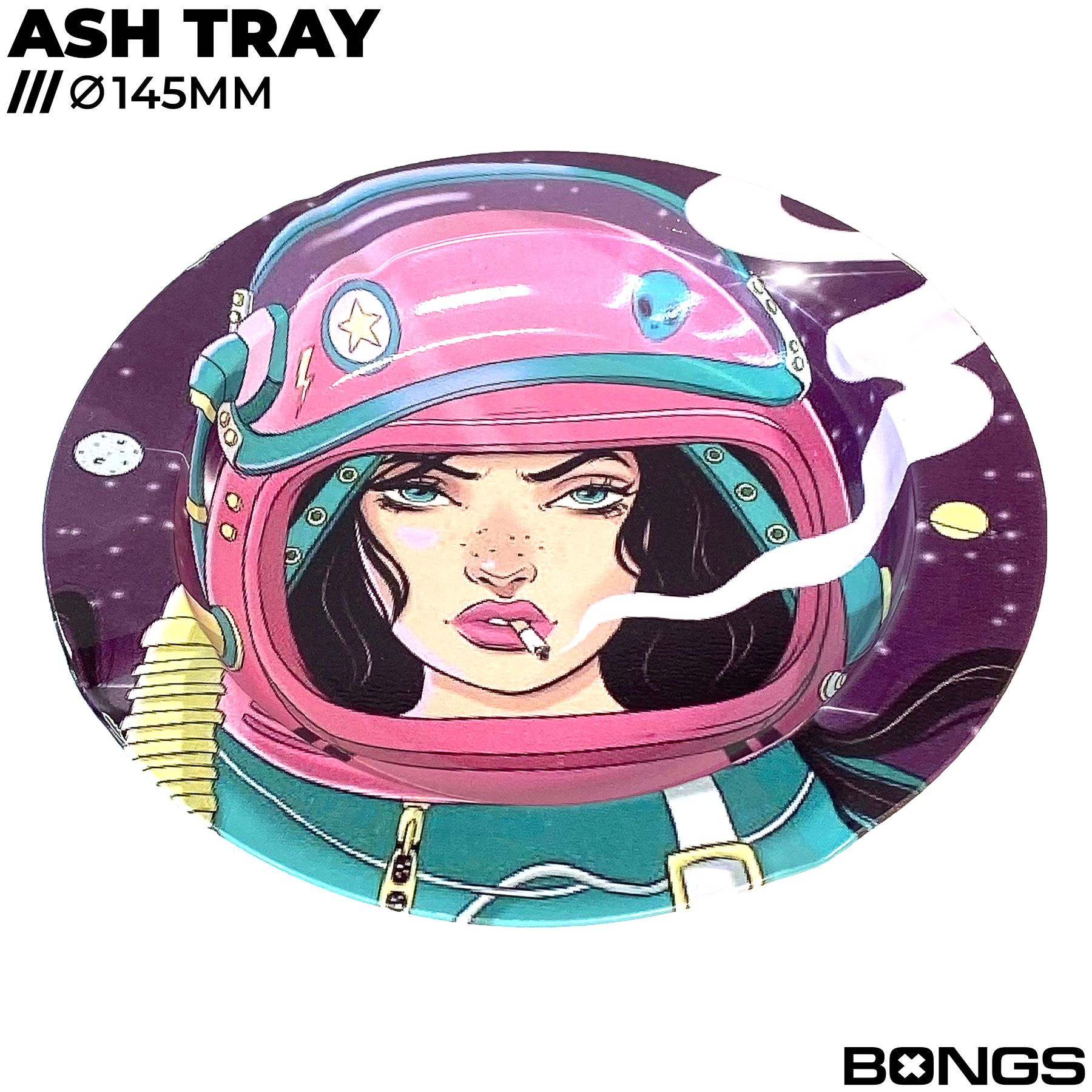 ПепельницаизметаллаAshTrayAstroGirl145ММ