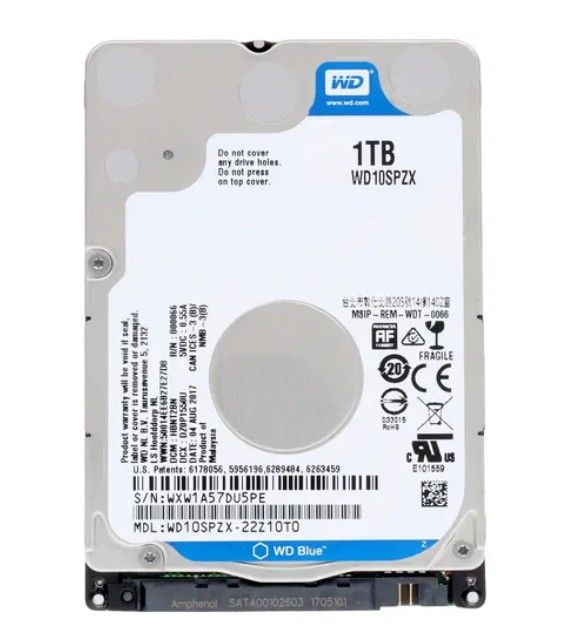 WesternDigital1ТБВнутреннийжесткийдискWDBlue(WD10SPZX)