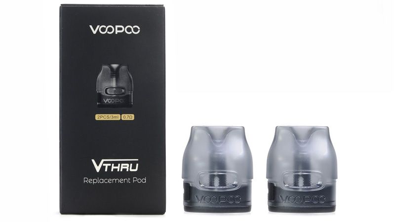 Voopoo thru. Испаритель VOOPOO V.thru. VOOPOO V thru Pro упаковка. VOOPOO V thru Pro испаритель. Картридж VOOPOO V thru Replacement pod 0.7, 2 шт. В уп..