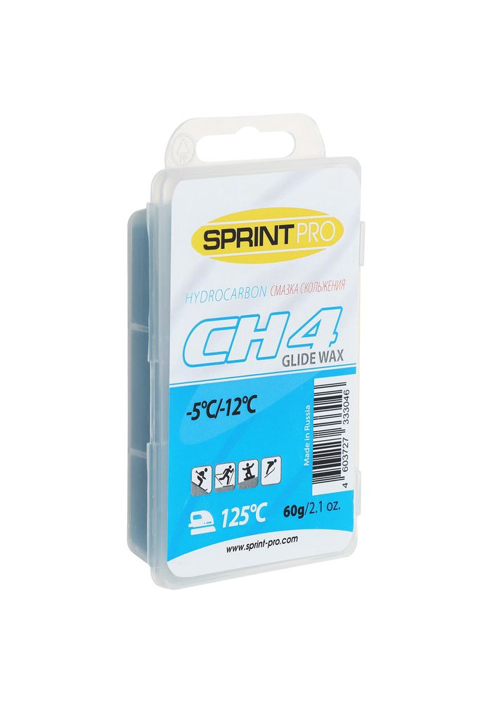 Pro ch. Парафин Sprint Pro HF. Мазь скольжения Sprint Pro спринт пл2-ФЗ, 0.08 кг, 2 шт..