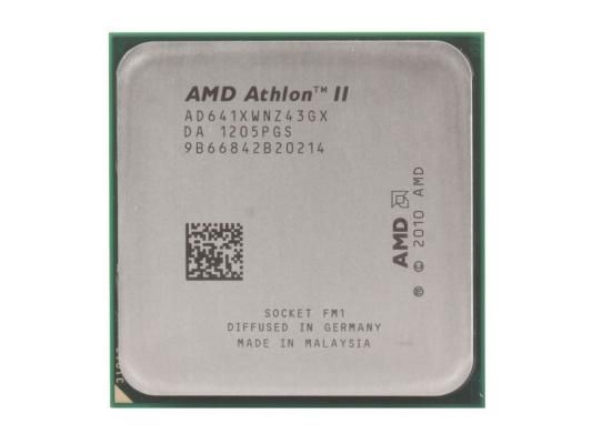 AMD Процессор Athlon II X4 641 ( 2,8Ghz, FM1, 4Mb, 4C/4T ) OEM (без кулера)